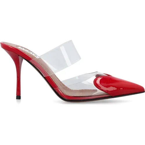 Heart Mules , female, Sizes: 6 UK, 3 UK, 5 UK, 4 1/2 UK, 4 UK, 7 UK - Alaïa - Modalova