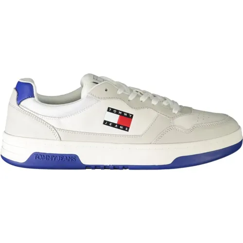 Sporty Sneakers Blue Details Logo , male, Sizes: 11 UK, 6 UK, 9 UK, 10 UK, 8 UK, 7 UK - Tommy Hilfiger - Modalova