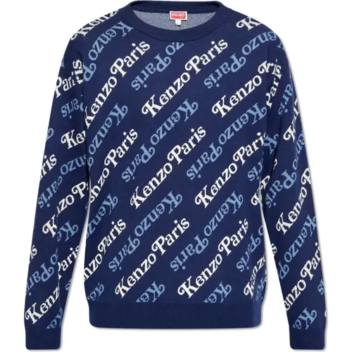 Sweater with logo , male, Sizes: L, S - Kenzo - Modalova