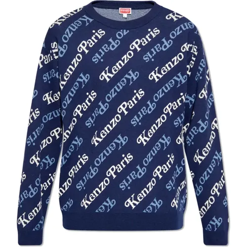 Sweater with logo , male, Sizes: L, XL, S, M - Kenzo - Modalova