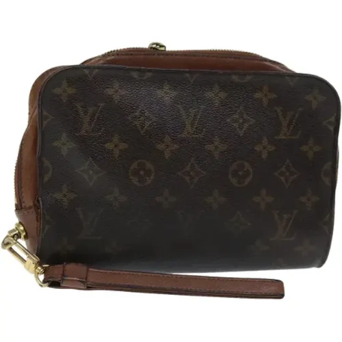 Pre-owned Canvas clutches , female, Sizes: ONE SIZE - Louis Vuitton Vintage - Modalova