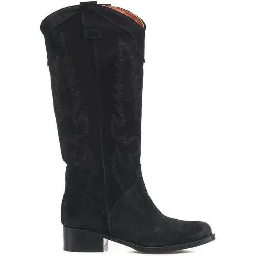 Western Ankle Boots , female, Sizes: 4 UK, 5 UK, 6 UK - Curiosite - Modalova
