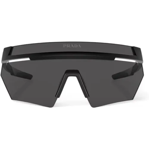 Sporty Sunglasses Linea Rossa Style , male, Sizes: 44 MM - Prada - Modalova