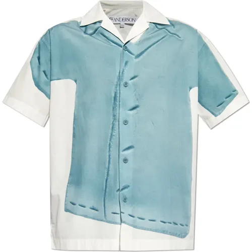 Cotton shirt , male, Sizes: S, XS - JW Anderson - Modalova