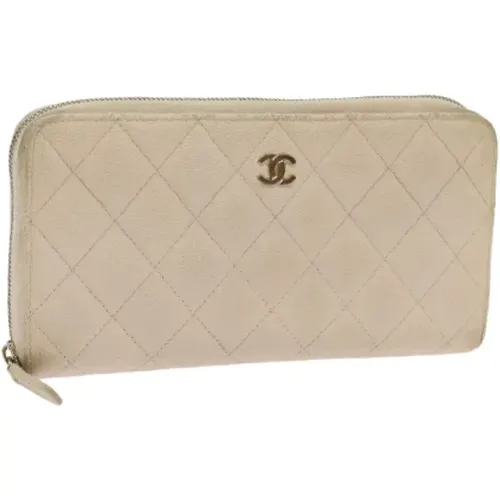 Pre-owned Leather wallets , female, Sizes: ONE SIZE - Chanel Vintage - Modalova