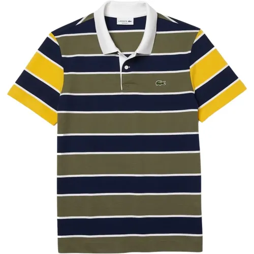 Striped Polo Shirt Blue , male, Sizes: XS - Lacoste - Modalova