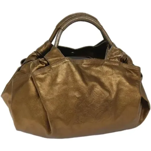 Pre-owned Leather handbags , female, Sizes: ONE SIZE - Loewe Pre-owned - Modalova