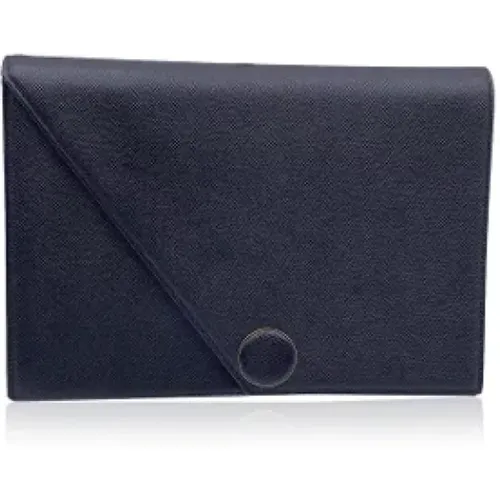 Pre-owned Leather clutches , female, Sizes: ONE SIZE - Yves Saint Laurent Vintage - Modalova