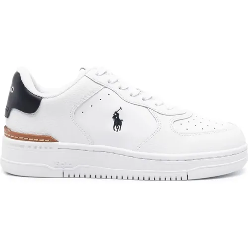 Leather Casual Trainers , female, Sizes: 1 UK, 5 UK, 0 UK - Polo Ralph Lauren - Modalova