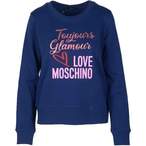 Baumwollpullover , Damen, Größe: XS - Love Moschino - Modalova