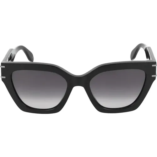 Stylische Sonnenbrille Am0398S , Damen, Größe: 53 MM - alexander mcqueen - Modalova