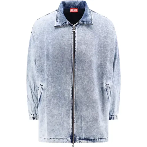 Jacket with Zip Closure , male, Sizes: L, M - Diesel - Modalova