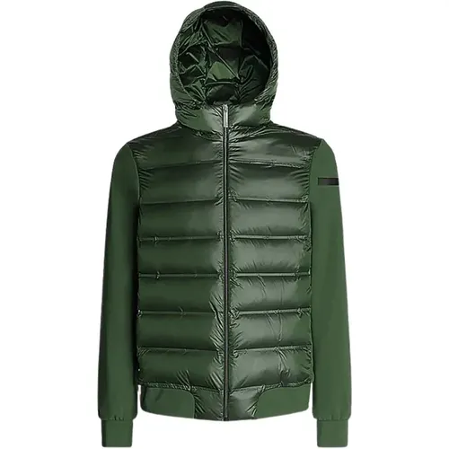 Quilted Down Jacket, Mil Jacket Military Color , male, Sizes: M, L, XL - RRD - Modalova