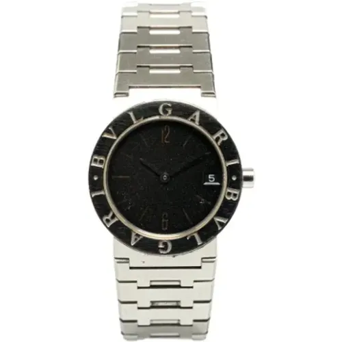 Pre-owned Stainless Steel watches , female, Sizes: ONE SIZE - Bvlgari Vintage - Modalova