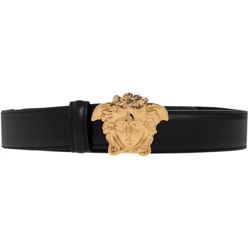 Leather Belt , female, Sizes: 90 CM, 100 CM - Versace - Modalova