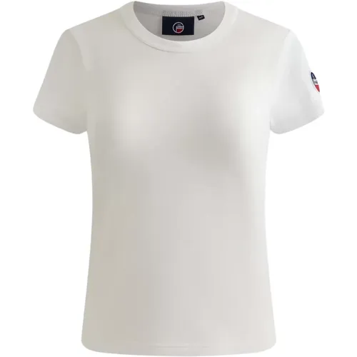 Klassisches Baumwoll-T-Shirt , Damen, Größe: M - Fusalp - Modalova