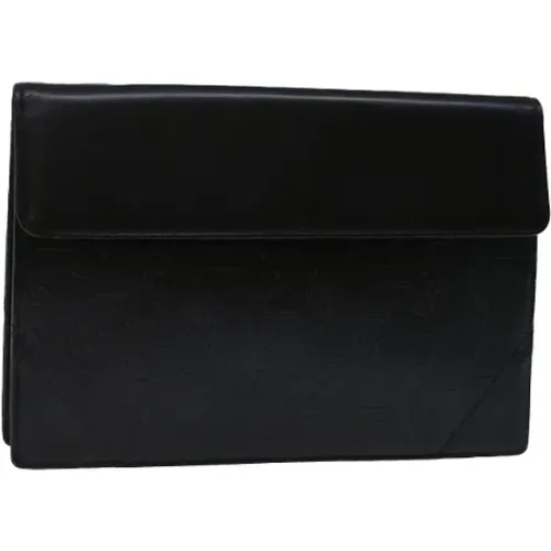 Pre-owned Leather clutches , female, Sizes: ONE SIZE - Yves Saint Laurent Vintage - Modalova