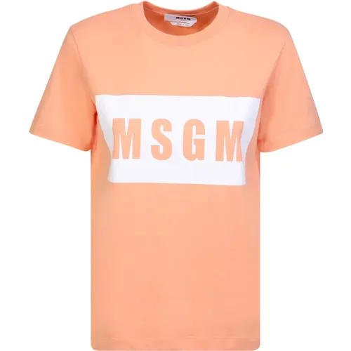 T-Shirts , Damen, Größe: S - MSGM - Modalova