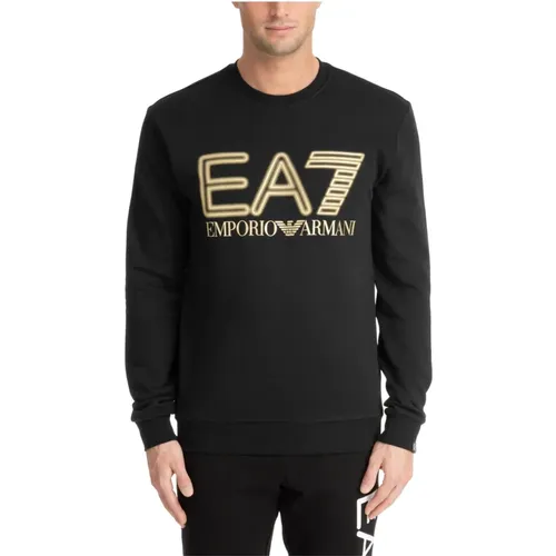 Sweatshirt , male, Sizes: M, XL, L, 2XL, 3XL - Emporio Armani EA7 - Modalova