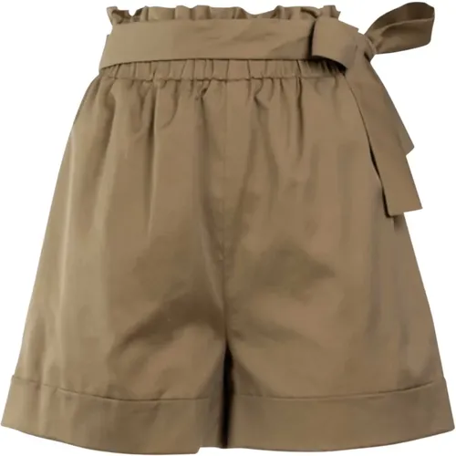 Shorts with bow , female, Sizes: XS, 2XS - Federica Tosi - Modalova