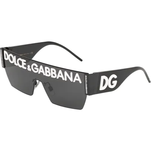 Sunglasses Logo DG 2233 , male, Sizes: 43 MM - Dolce & Gabbana - Modalova