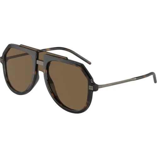 Stylische Sonnenbrille,Schwarze Sonnenbrille mit Original-Etui - Dolce & Gabbana - Modalova