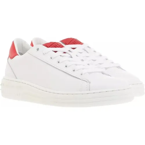 Leder-Sneakers mit Logo-Detail MSGM - MSGM - Modalova