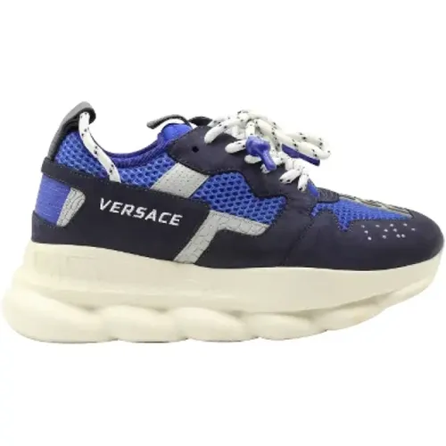 Pre-owned Leather sneakers , female, Sizes: 8 UK - Versace Pre-owned - Modalova