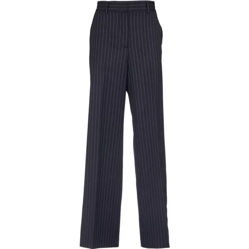 Striped Trousers , female, Sizes: M, XS, S - Msgm - Modalova