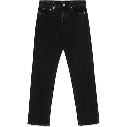 Dunkelgraue Straight-Leg Jeans - Gucci - Modalova