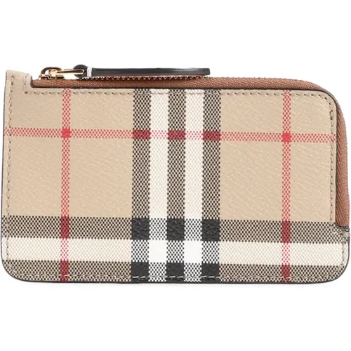 Brown Accessories Wallets Aw24 , female, Sizes: ONE SIZE - Burberry - Modalova