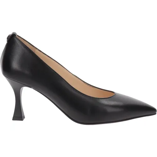 Leather Women Heeled Shoes , female, Sizes: 5 UK, 4 UK, 8 UK, 6 UK, 3 UK - Nerogiardini - Modalova