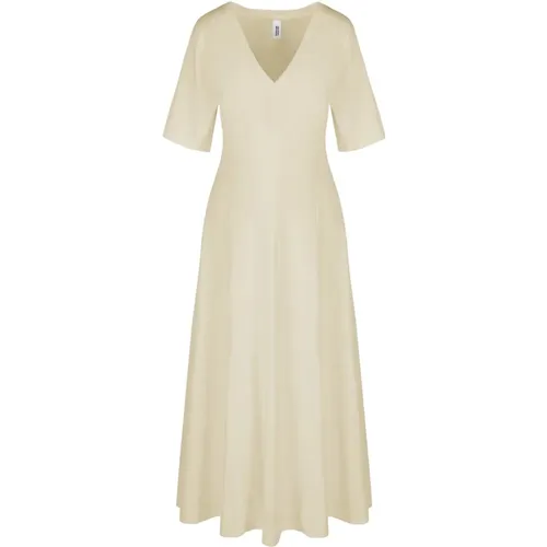 Cotton V-neck Dress , female, Sizes: M, 2XL, S, XL, L - BomBoogie - Modalova