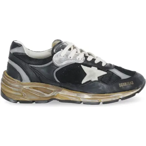 Leather Sneakers with Star Detail , male, Sizes: 6 UK, 5 UK, 8 UK - Golden Goose - Modalova