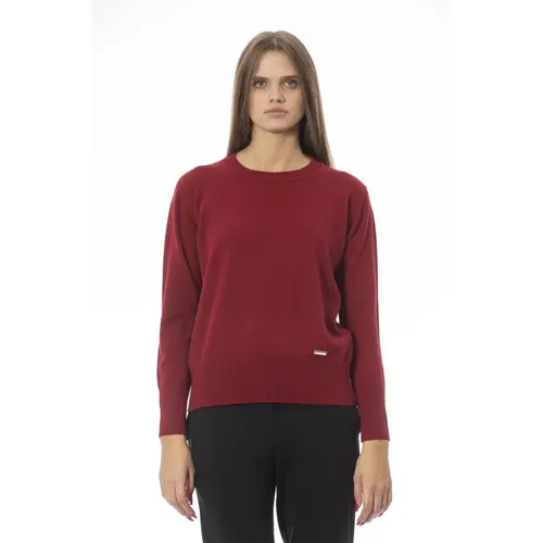 Trendiger Pullover mit Langen Ärmeln , Damen, Größe: S - Baldinini - Modalova