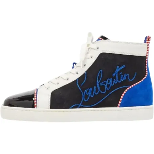 Pre-owned Leather sneakers , male, Sizes: 8 UK - Christian Louboutin Pre-owned - Modalova