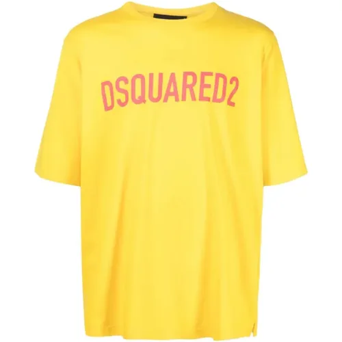 T-Shirts , Herren, Größe: L - Dsquared2 - Modalova