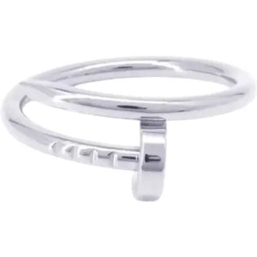 Pre-owned White Gold rings , female, Sizes: ONE SIZE - Cartier Vintage - Modalova