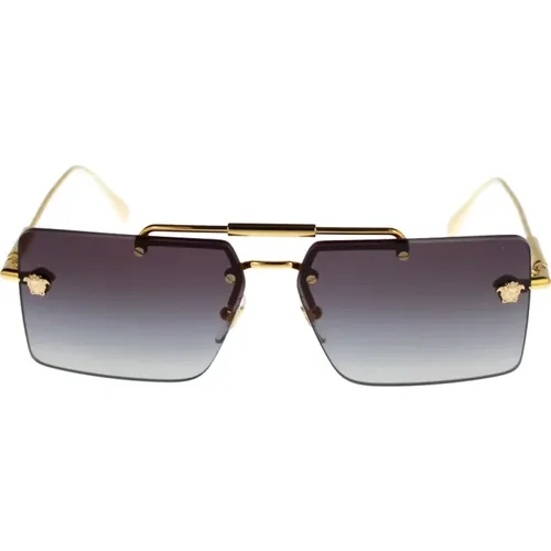 Stylish Gradient Lens Sunglasses , unisex, Sizes: 60 MM - Versace - Modalova