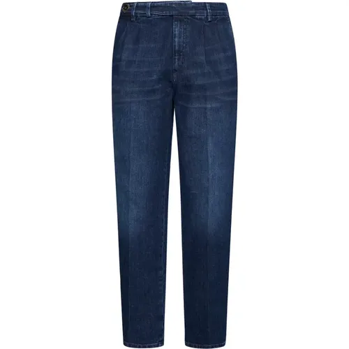 Stretch Denim Jeans with Whiskering , male, Sizes: XL - BRUNELLO CUCINELLI - Modalova