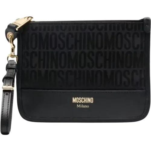 Detachable Wrist Strap Bag , male, Sizes: ONE SIZE - Moschino - Modalova
