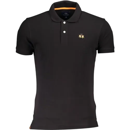 Elegantes Slim Fit Polo mit kontrastierenden Details - LA MARTINA - Modalova