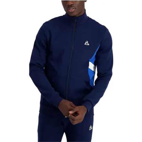 Full Zip Season Sweatshirt , male, Sizes: XL - Le Coq Sportif - Modalova