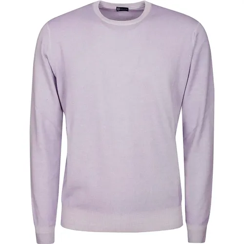 Cashmere Blend Crewneck Sweater , male, Sizes: XL, 3XL, 2XL, L, M - Hindustrie - Modalova