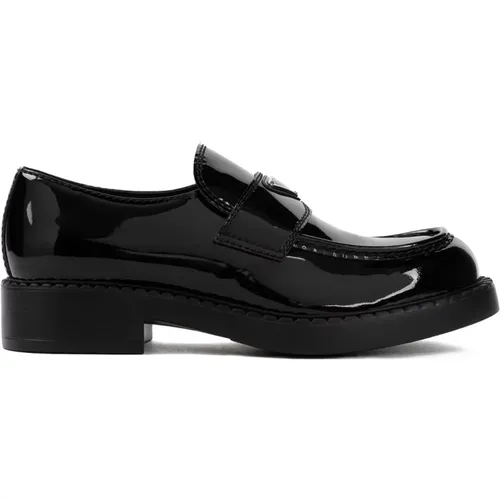 Patent Leather Loafers , male, Sizes: 11 UK - Prada - Modalova