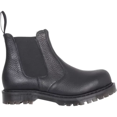 Leather Boots , male, Sizes: 4 1/2 UK, 5 1/2 UK, 5 UK - Solovair - Modalova