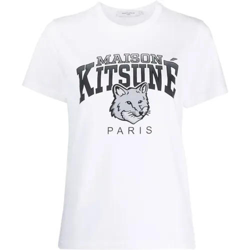 T-Shirts , female, Sizes: M - Maison Kitsuné - Modalova