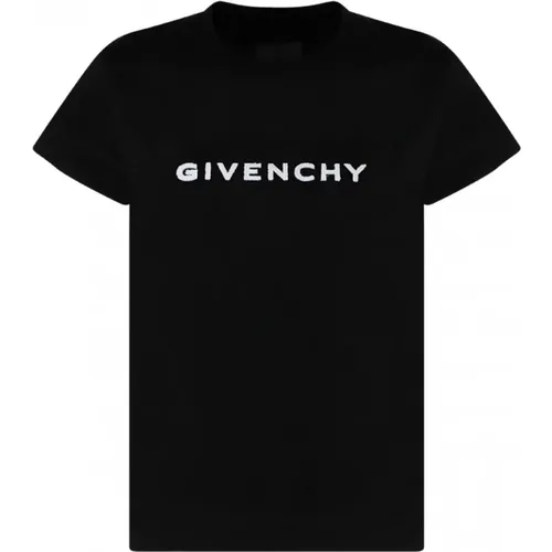 Logo Print Cotton T-Shirt , male, Sizes: L - Givenchy - Modalova