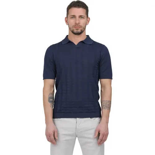 Polo mit Sechseckmuster , Herren, Größe: XL - Irish Crone - Modalova