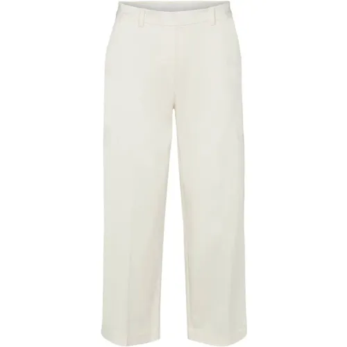 Cropped Trousers , female, Sizes: 3XL, 4XL, L, M, XL, 2XL - LauRie - Modalova